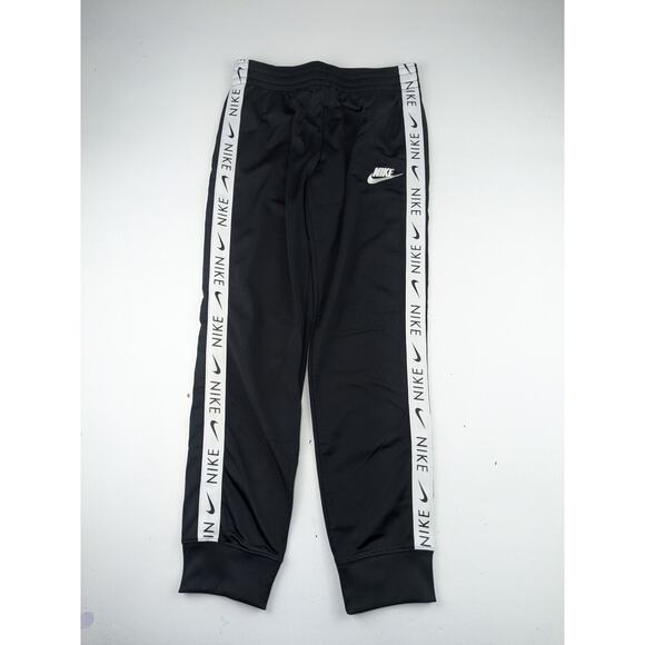 Nike Black Logo Stripe Joggers - Picture 2 of 4